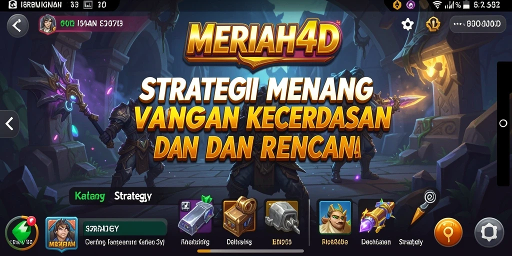 Tangkapan layar MERIAH4D menampilkan karakter dan strategi yang dinamis.