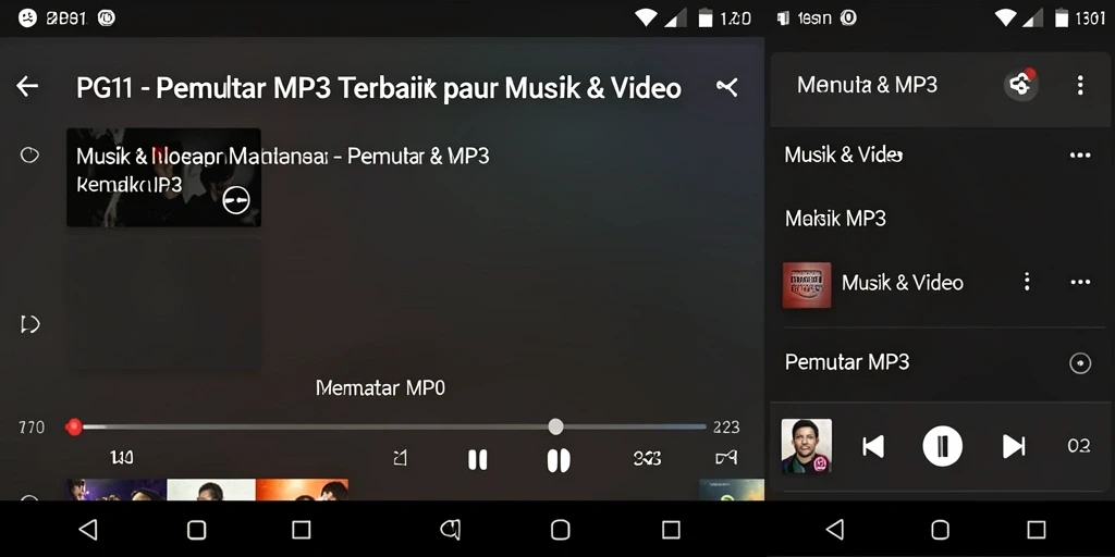 Tampilan antarmuka utama PG11 yang sederhana dan modern.